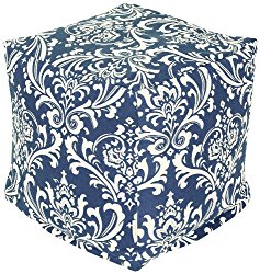 Majestic Home Goods French Quarter Cube, Small, Navy Blue