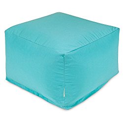 Majestic Home Goods Ottoman, Large, Teal