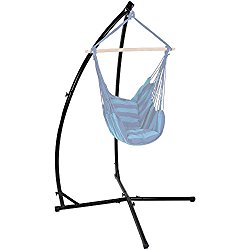 Sunnydaze Durable X-Stand for Hanging Hammock Chairs