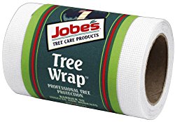 Jobe’s Tree Wrap for Tree Trunk Protection (Reflects Heat and Provides Professional Protection from Insects) Stretches as Tree Grows, Wraps 3 to 4 Young Trees, 4 inches x 20 feet