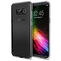 Galaxy S8 Plus Case, Trianium [Clarium Series] Samsung Galaxy s8 plus cover / s8+ hybrid Clear Case [Scratch Resistant] Ergonomic Shock-Absorbing Bumper + PC Hard Back Panel 2017 – Clear
