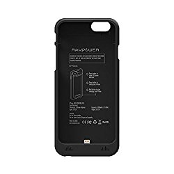 iPhone 6 Battery Case RAVPower Ultra Slim 3000mAh Extended Battery Case for iPhone 6 / 6s with Faster Charge [Apple MFi Certified]