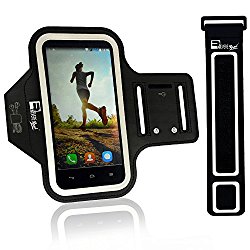 Sports Armband for iPhone 7 with Fingerprint ID and Lightning Earphone Access. Premium Phone Arm Case Holder for Running, Gym Workouts & Exercise (Small 9″ – Large 20″ Arms)