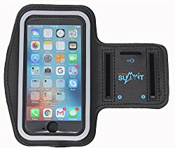 Ultimate Summit’s Touch ID Access for iPhone 7, 6, 6S (4.7″) Running Armband with Key Holder and Screen Protector also compatible with Galaxy S3/S4, iPhone 5/5C/5S, and Google Pixel