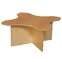 Wood Designs WD21810 Tot Transition Table, 15 x 30 x 30″ (H x W x D)