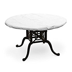 KoverRoos DuPont Tyvek 27360 32-Inch Round Table Top Cover, 36-Inch Diameter, White