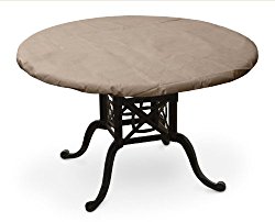 KoverRoos III 37420 38-Inch Round Table Top Cover, 42-Inch Diameter, Taupe
