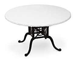 KoverRoos Weathermax 17421 41-Inch Round Table Top Cover, 41-Inch Diameter, White