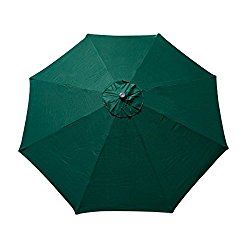 9FT 8 Ribs Umbrella Cover Canopy Green Replacement Top Patio Market Outdoor Beach