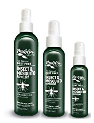 Medella Naturals All Natural DEET FREE Insect & Mosquito Repellent Travel Pack
