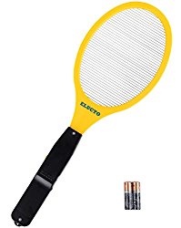 Elucto Electric Bug Zapper Fly Swatter Zap Mosquito Best for Indoor and Outdoor Pest Control(AA Batteries Included)