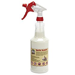Just Scentsational GAR-32TR All Natural Liquid Garlic Pest & Insect Repellent with Trigger Sprayer, 32 oz (1 Quart)