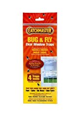 Catchmaster 904 Bug & Fly Clear Window Fly Traps – 3 Packs of 4 Traps