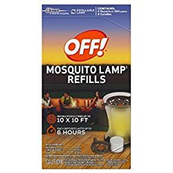 (3 Boxes) Off! Mosquito Lamp Refills [2 Candles & 2 Diffusers]