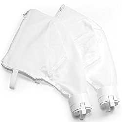 Polaris 360 & 380 Premium Compatible Zipper Replacement Bags (2 pack) by Aquatix Pro, Heavy Duty Pool Vacuum Cleaner / Filter Parts, Easy to Install Leaf Bags, Damage Free Enclosure, 1 Year Warranty!
