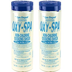 2-Pack Oxy-Spa Non-chlorine Hot Tub & Pool MPS Shock 2 x 2lb. (4 Lbs. Total)
