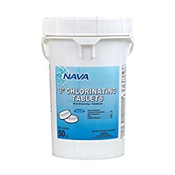 NAVA 12000295 3-Inch Chlorinating Tablets for Swimming Pool/Spa, 50 lbs