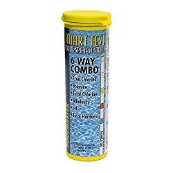 Poolmaster 22212 Smart Test 6-Way Pool and Spa Test Strips – 50ct