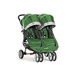 Baby Jogger City Mini Double Stroller, Evergreen/Gray