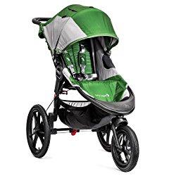 Baby Jogger Summit X3 Single Stroller, Green/Gray
