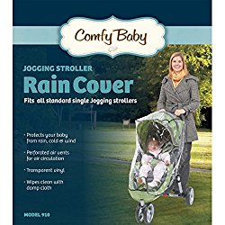 Comfy Baby! Universal Single Jogging Stroller Waterproof Rain Cover/Wind Shield