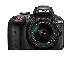Nikon D3400 DSLR Camera w/ AF-P DX NIKKOR 18-55mm f/3.5-5.6G VR Lens – Black (Certified Refurbished)