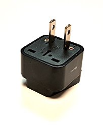 Tmvel Universal International Power Adapter Plug Tip Converter – Convert Europe To USA – Great for Cell Phone Charger