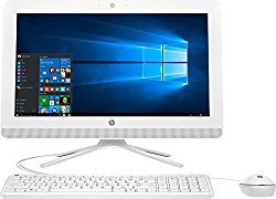 HP 20 All-In-One AIO Desktop Computer (19.5 Inch HD+ LED, AMD Quad-Core 1.8GHz CPU, 4GB DDR3 Memory, 1TB HDD, DVD RW, USB3.0, Wifi, Bluetooth, Windows 10, White (Certified Refurbishd)