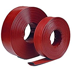 2″ x 100 ft – HydroMaxx® 150 PSI High Pressure Reinforced PVC Lay Flat Discharge and Backwash Hose – 10 Bar Reinforced PVC Construction