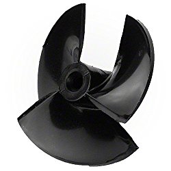 Maytronics 9995266-R1 Impeller With Screw, Black