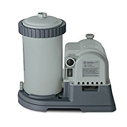 Intex Krystal Clear Cartridge Filter Pump for Above Ground Pools, 2500 GPH Pump Flow Rate, 110-120V with GFCI