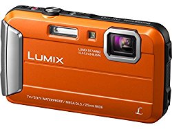 Panasonic DMC-TS25 Waterproof Digital Camera with 2.7-Inch LCD (Orange) DMC-TS25D (Certified Refurbished)