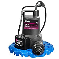 WAYNE WAPC250 1/4 HP Automatic ON/OFF Water Removal Pool Cover Pump