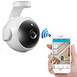 Wireless Security Camera, NEXBANG 720P HD Video WIFI Security Camera With Two-Way Audio Motion & Voice Detection Alerts Night Vision for Smart Home Indoor