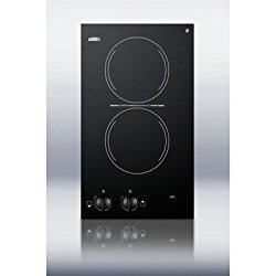Summit CR2220 Electric Cooktop, Black