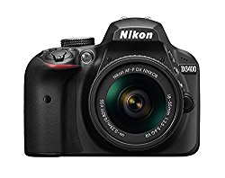Nikon D3400 DSLR Camera w/ AF-P DX NIKKOR 18-55mm f/3.5-5.6G VR Lens (Black) (CERTIF1ED REFURBISHED)