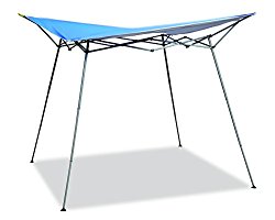 Caravan Canopy 8′ x 8′ Evo Shade Instant Canopy, Blue Top/White Frame