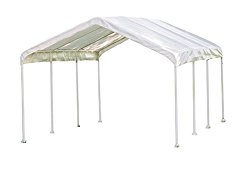 ShelterLogic 10×20 1-3/8″ 8-Leg Canopy (White)