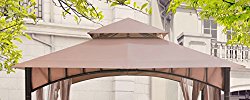 Sunjoy Canopy Accessory Replacement for Gazebo D-GZ136PST-N