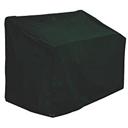 Bosmere C605 2-Seat Bench Cover, 53″ Long x 26″ Deep x 35″ High Back x 25″ Front, Green
