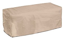 KoverRoos Weathermax 44207 8-Feet Bench Cover, 96-Inch Width by 25-Inch Diameter by 36-Inch Height, Toast
