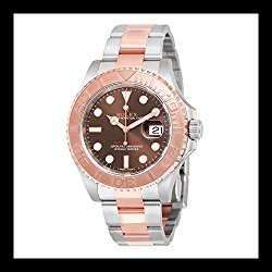 Rolex Yacht-Master Chocolate Dial Steel and 18K Everose Gold Oyster Mens Watch 116621CHSO