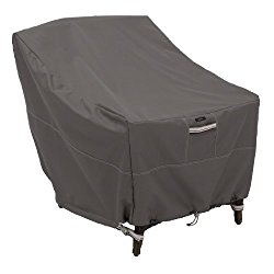 Classic Accessories Ravenna Adirondack Chair Cover – Premium Outdoor Chair Cover with Durable and Water Resistant Fabric, Taupe (55-165-015101-EC)