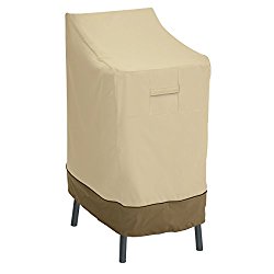 Classic Accessories Veranda Patio Bar Chair/Stool Cover – Durable and Water Resistant Patio Set Cover (55-642-011501-00)