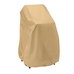 EmpirePatio Stack of Chairs Covers / Barstool Covers 49 in High – Nutmeg