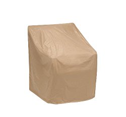 Protective Covers Weatherproof Wicker Chair Cover, Regular, Tan