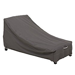 Classic Accessories 55-163-045101-EC Ravenna Patio Day Chaise Cover, Large, Taupe