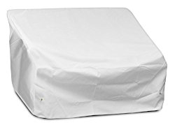 KoverRoos Weathermax 12350 2-Seat/Loveseat Cover, 54-Inch Width by 38-Inch Diameter by 31-Inch Height, White