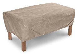 KoverRoos III 39327 42 by 30-Inch Ottoman/Small Table Cover, 42 by 30 by 15-Inch, Taupe