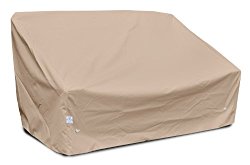 KoverRoos Weathermax 49550 Deep Highback Loveseat/Sofa Cover, 60-Inch Width by 35-Inch Diameter by 35-Inch Height, Toast